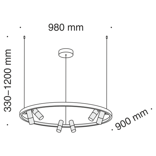 Подвесной светильник Satellite MOD102PL-L42B фото 9