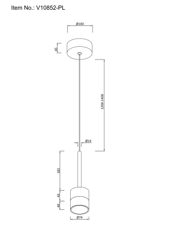 Светильник подвесной светодиодный Moderli V10852-PL Self фото 7