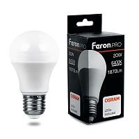Лампа светодиодная Feron E27 20W 6400K 38043