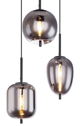 Светильник подвесной Globo Lighting Blacky 15345-3 фото 5