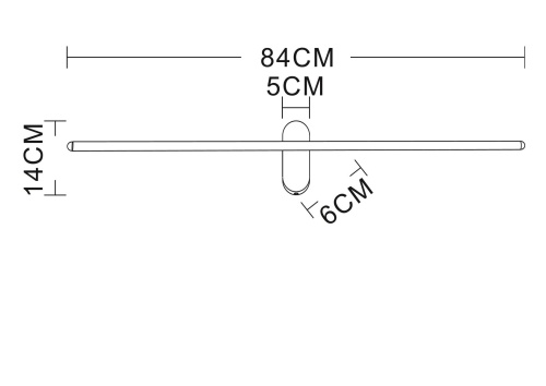 Бра Arte Lamp POLIS A2028AP-1BK фото 6