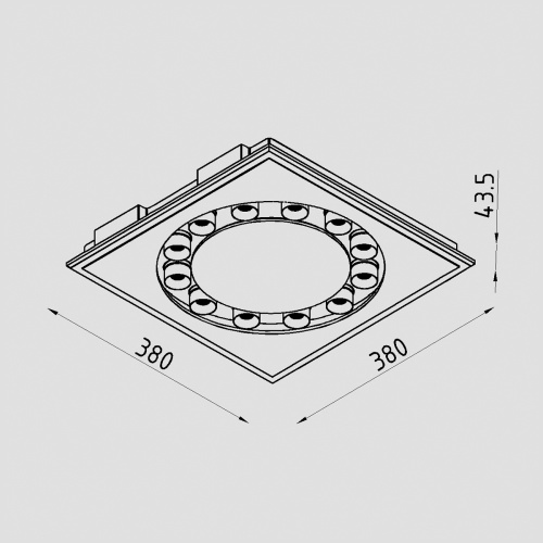 Светильник встраиваемый Lighttech Invo 44W LTA05001 фото 6