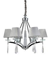 Хрустальная подвесная люстра Lumina Deco Valentina LDP 1240-6 CHR