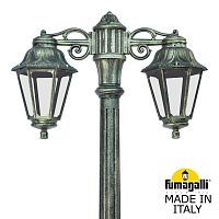 Садово-парковый фонарь Fumagalli бронза, прозрачный E22.158.S20.BXF1RDN