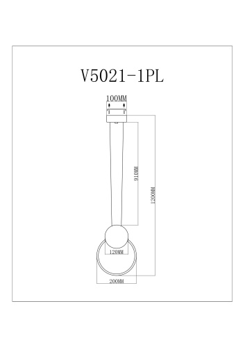 Светильник Moderli Store V5021-1PL фото 4