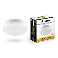 Лампа светодиодная Feron 12W 230V GX53 2700K, LB-453 25833