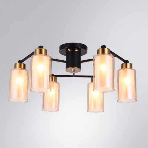 Потолочная люстра Arte Lamp LEO A7027PL-6BK фото 8