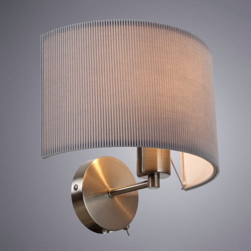 Бра Arte Lamp MALLORCA A1021AP-1SS фото 3