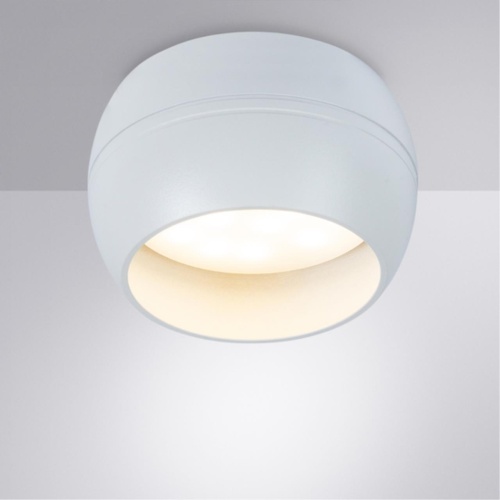 Точечный накладной светильник Arte Lamp GAMBO A5551PL-1WH фото 3