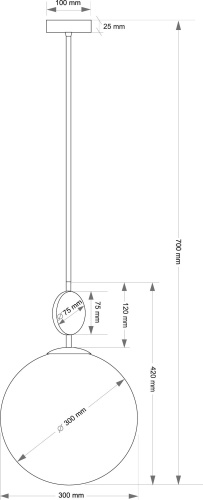 Люстра Kutek DIMARO DIM-ZW-1(BN)300 фото 3