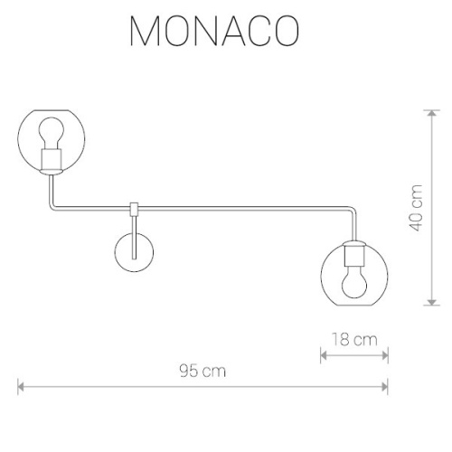 Настенный светильник MONACO 9362 фото 4