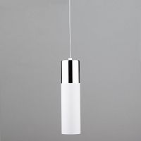 Подвесной светильник Eurosvet Double Topper 50135/1 LED хром/белый