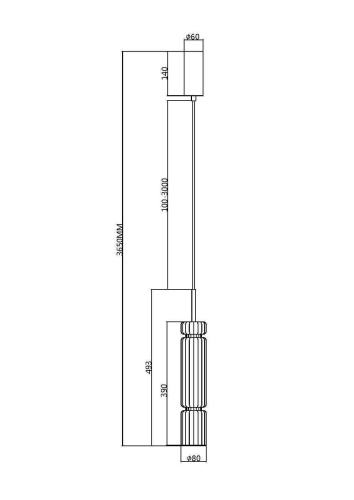 Подвесной светильник Maytoni MOD272PL-L12BS3K1 фото 3