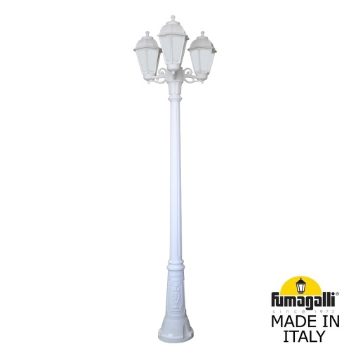 Садовый светильник-столб FUMAGALLI SABA белый, бежевый K22.156.S30.WYF1R