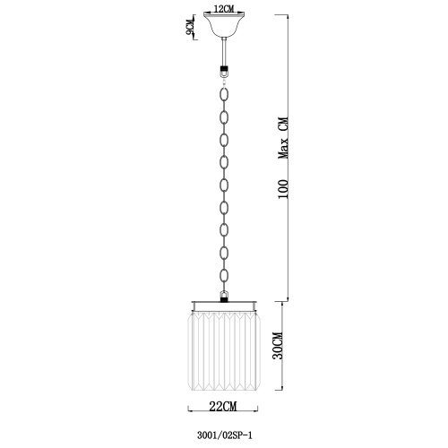 Светильник подвесной NOVA 3001/02 SP-1 фото 4
