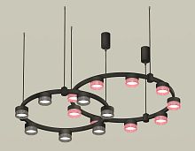 Комплект подвесного светильника Techno Ring с композитным хрусталем Ambrella TRADITIONAL XR XR92091310