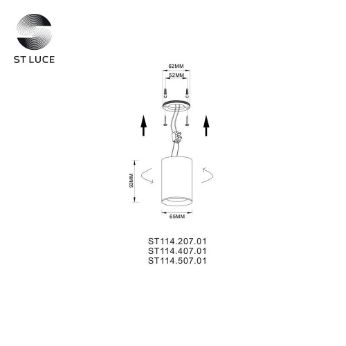 Светильник потолочный ST Luce ST114.507.01 фото 4