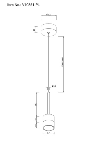 Светильник подвесной светодиодный Moderli V10851-PL Self фото 7