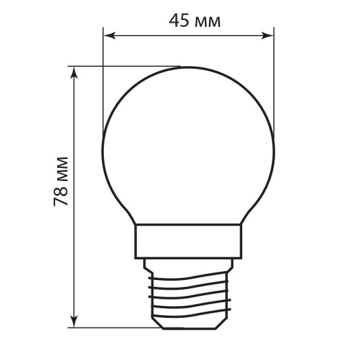 Лампа светодиодная Feron 5W E27 2700K 25581 фото 3