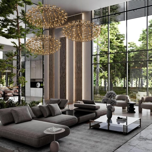 Подвесной светильник LOFT IT Raimond 9027-75 Gold фото 6