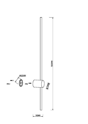 Настенный светильник (бра) Maytoni Light stick MOD237WL-L11B3K фото 6