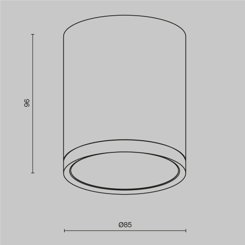 Потолочный светильник Maytoni Hoop C086CM-GX53-MRD-WB фото 9