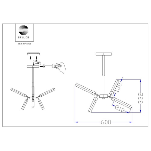 Люстра ST-Luce SPLIO SL1620.402.08 фото 11