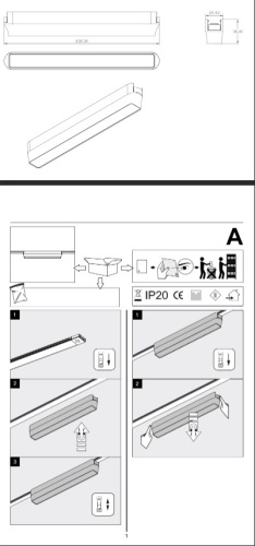 Светильник для трека Denkirs Air Linear 3000 со светодиодом, 3000K,черный,DK5300-BK фото 8