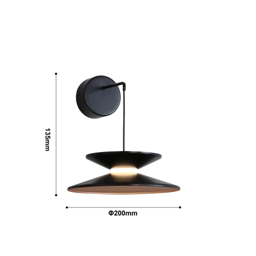 Настенный светильник Favourite Platt 4372-1W LED 4000 белый, черный, золото фото 5