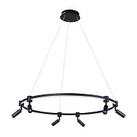 Подвесная люстра Arte Lamp RING A2186SP-1BK