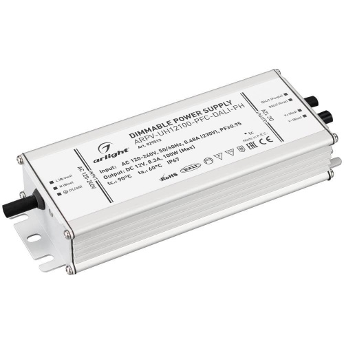 Блок питания ARPV-UH100-PFC-DALI-PH 100W IP67 Arlight 029513