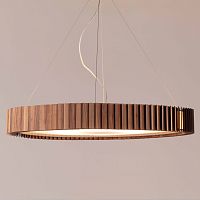 Подвесной светильник Woodled Rotor Chandelier 1000 , американский орех , на струнном подвесе R-02-1000