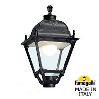 Уличный фонарь на столб FUMAGALLI SIMON черный, прозрачный U33.000.000.AXH27