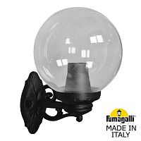 Светильник уличный настенный Fumagalli GLOBE 250 черный, прозрачный G25.131.000.AXF1R