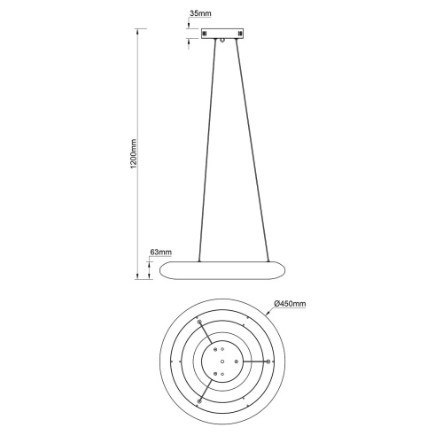 Подвесной светильник Escada Soft 10258/1LED фото 8