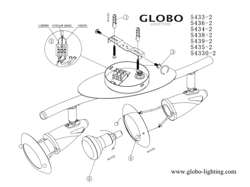 Спот Globo Earl 5435-2 фото 5