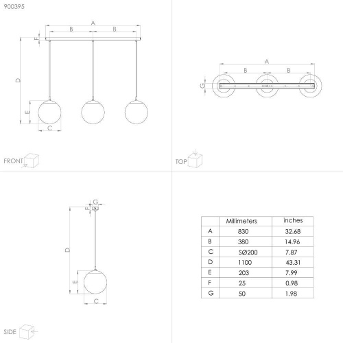 Подвесной светильник Eglo RONDO 900395 фото 6