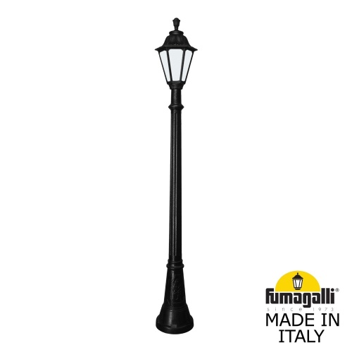 Садовый светильник-столб FUMAGALLI RUT черный, бежевый E26.158.000.AYF1R