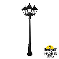Садовый светильник - столб FUMAGALLI CEFA черный, прозрачный U23.156.S30.AXF1R