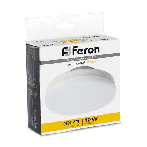 Лампа cветодиодная Feron 12W GX70 2700K 48300 фото 3