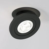 Встраиваемый светодиодный светильник Elektrostandard 6W 4000K чёрный 25084/LED