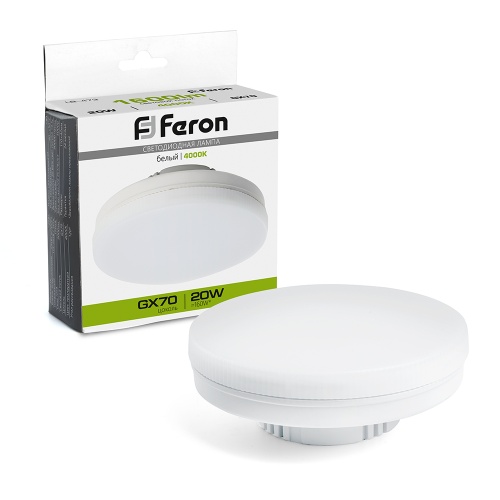 Лампа cветодиодная Feron 20W GX70 4000K 48307