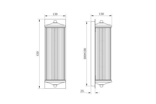 Бра K2KG0604W-1 фото 3