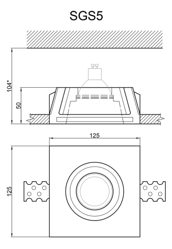 Гипсовый светильник Artpole SGS5 фото 4