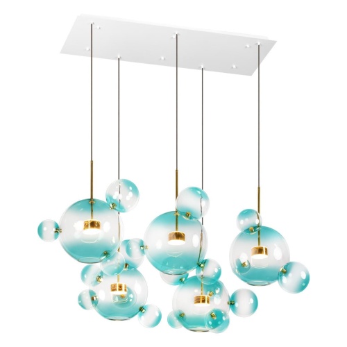 Подвесной светильник LOFT IT Bolle 2027-S5 Blue фото 4