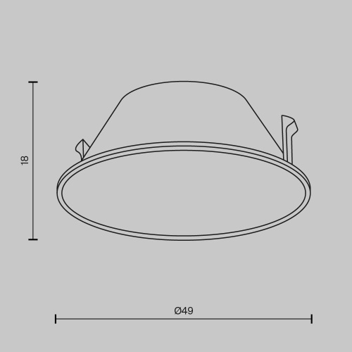 Комплектующие для светильника Technical Ring057-7-B фото 6