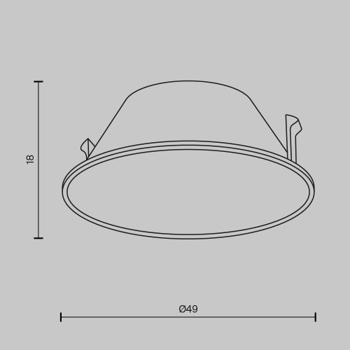 Комплектующие для светильника Technical Ring057-7-CH фото 6