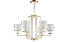 Люстра Crystal Lux NICOLAS SP-PL6 GOLD/WHITE