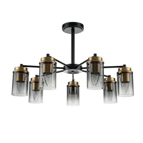 Светильник на штанге Escada 2118/7P E14*40W Black/Brass фото 3