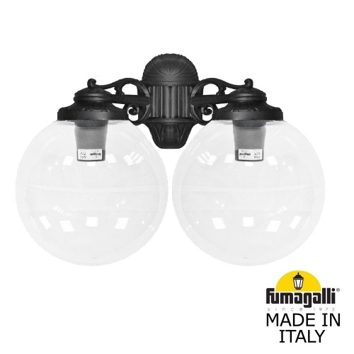 Уличный светильник-бра FUMAGALLI GLOBE 300 черный, прозрачный G30.141.000.AXF1RDN